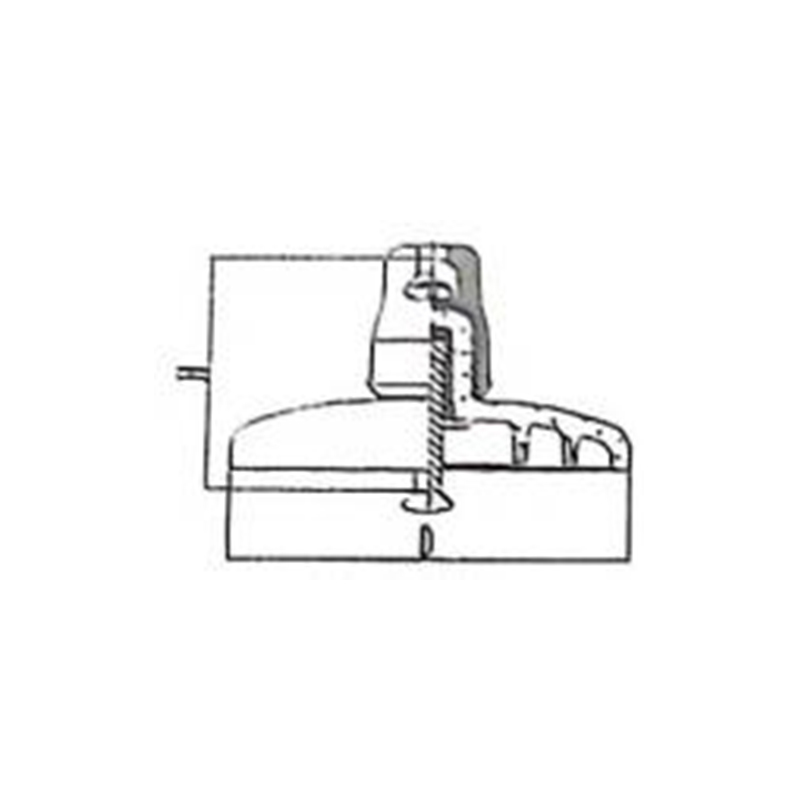 Aisladores de vidrio con suspensi&oacute;n tipo disco est&aacute;ndar