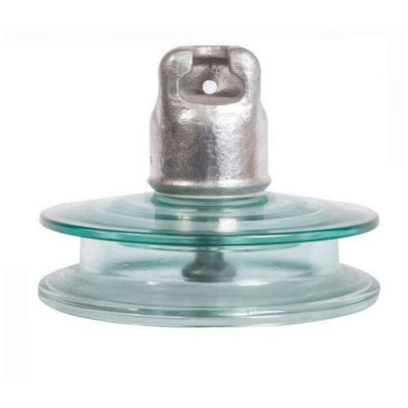 Aisladores de vidrio tipo paraguas doble